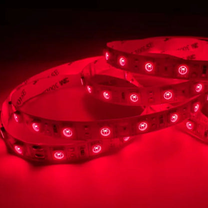 660–670nm  SMD5050 DC12V Red LED Strip Light – High Power Red for Therapy & Plants, 30/60/120 LEDs/m, 5M /10M, IP00/IP65