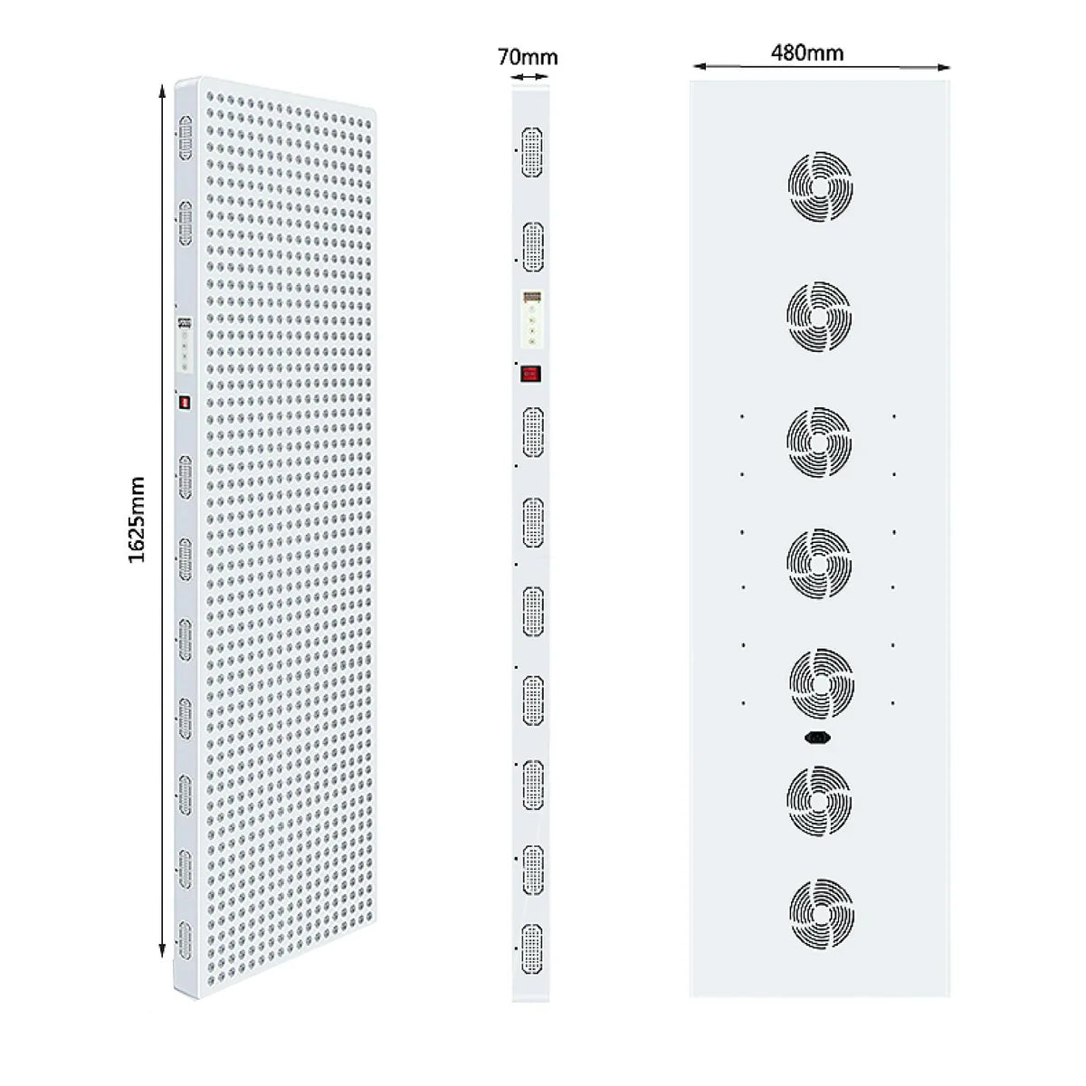 ALL-PRO4000 Red LED Light Therapy Panel with Electrical Mobile Stand, 1000W Deep Red 660nm & Near Infrared 850nm LED Light Therapy