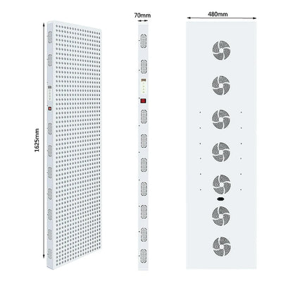 ALL-PRO4000 Red LED Light Therapy Panel with Electrical Mobile Stand, 1000W Deep Red 660nm & Near Infrared 850nm LED Light Therapy