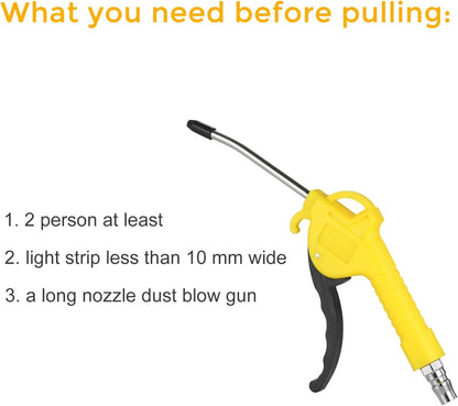 Neon Light Housing – S1010 Black | 10x10mm Silicone LED Channel System | IP67 Waterproof | 6mm PCB Width | 50M/5M | Local Stock US/UK/DE