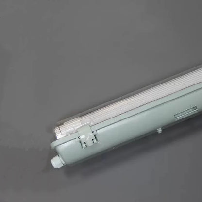 TP Series LED Tri-Proof Light – 2ft | 1-Tube Included | Waterproof Dustproof LED Fixture | Stripe Clear Cover | 3000K/4000K/5000K | AC 90–240V | Non-Dimmable | 20-Pack / 100-Pack
