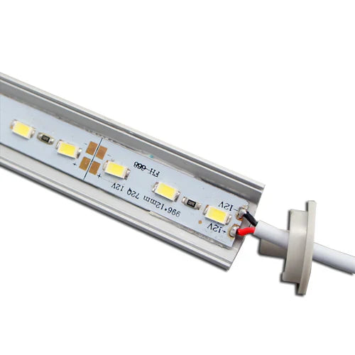 V02 Silver Aluminum Rigid LED Strip Light, DC12V SMD5630 72 LEDs/M 16×16mm 0.5M/1M Warm White / Natural White / Cool White Silver Finish Non-Waterproof, for Indoor Accent & Display Lighting, 50PCS / 500PCS
