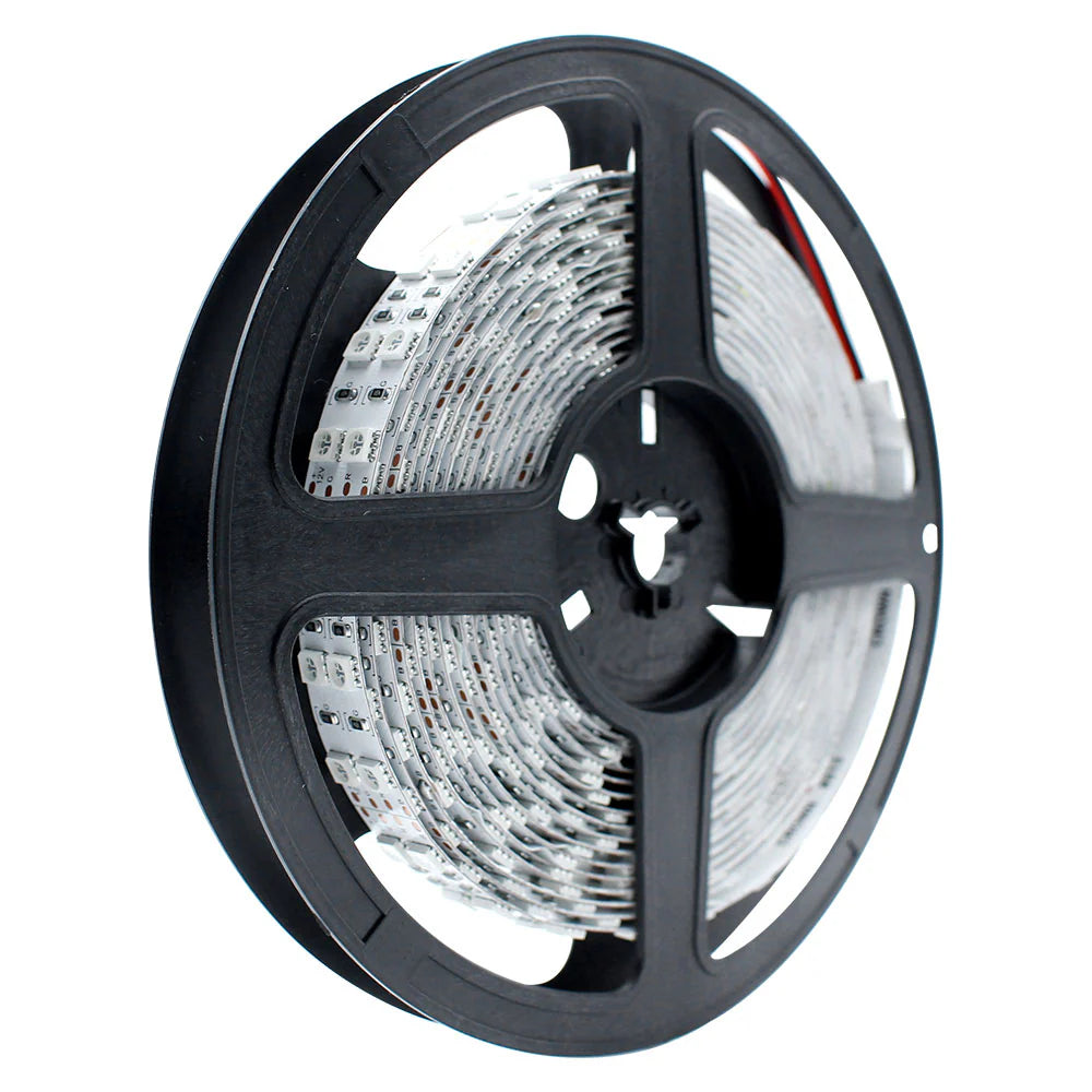 395–405nm SMD5050 UV LED Strip Light – 16.4FT / 5M / 10M | 30 / 60 / 120 LEDs/m | DC12V | Non-Waterproof / IP67 Waterproof | Power Supply Not Included | UV LED for Curing, Fluorescent Effects & Glow Lighting