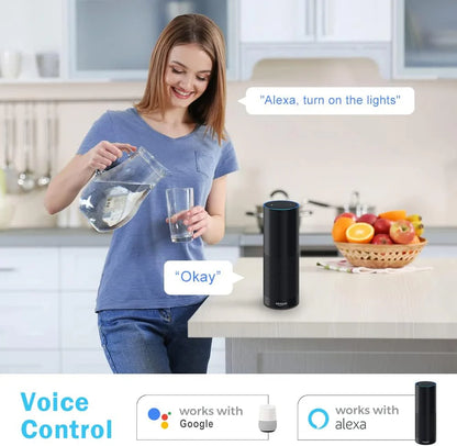 Smart-1W Series WiFi Recessed Lighting | 2Inch 5W | Dimmable RGB & CCT 2700-6500K | 100–240V | White Housing | Compatible with Alexa and Google Home | 50 / 100-Pack