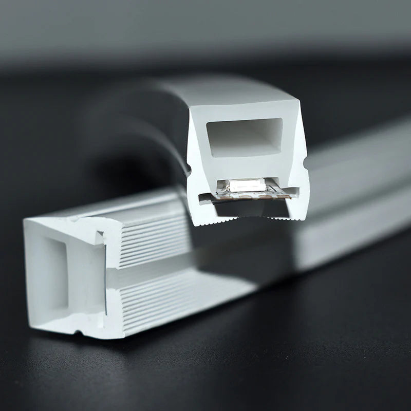 Neon Light Housing – S1616 Side Edge Lighting | 16x16mm Silicone LED Channel System | IP67 Waterproof | 12mm PCB Width | 50M/5M | Local Stock US/UK/DE