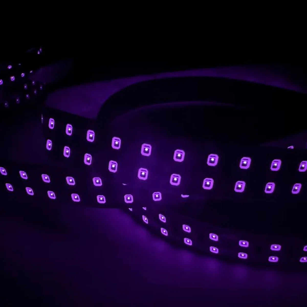 850nm SMD2835 DC12V Infrared LED Strip Light – Night Vision IR for Security, 60/120/240 LEDs/m, 5M /10M, IP00/IP65