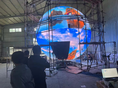 LO- Giant Outdoor LED Ball Display – Dia. 400 / 500 / 800 / 1200cm (13.1–39.4ft) | P5 | Custom 360° LED Ball Screen for Stadiums, Landmarks & Mega Projects