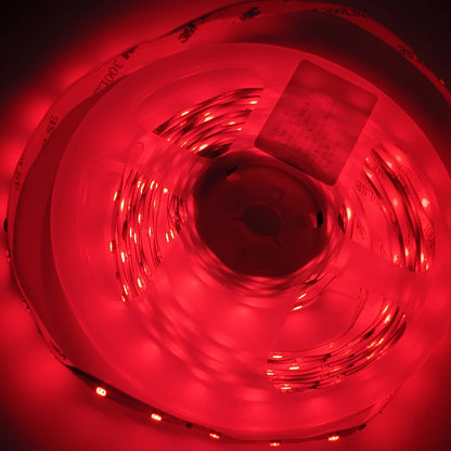 730–735nm SMD2835 DC12V Infrared LED Strip Light – Far Red for Flowering & Photoperiod Control, 60/120/240 LEDs/m, 5M /10M, IP00/IP65