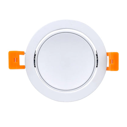 Core-5 Series Adjustable Ultra-Thin Frosted LED Downlight – White Housing – TRIAC Dimmable – 5W (3″ Cut-out) – 50-Pack/100-Pack – 3000K–6000K – 100–130V / 200–240V