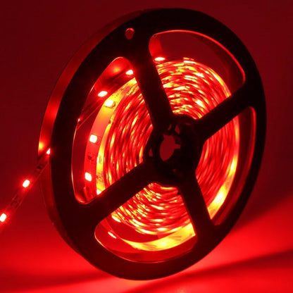 660–670nm  SMD5050 DC12V Red LED Strip Light – High Power Red for Therapy & Plants, 30/60/120 LEDs/m, 5M /10M, IP00/IP65