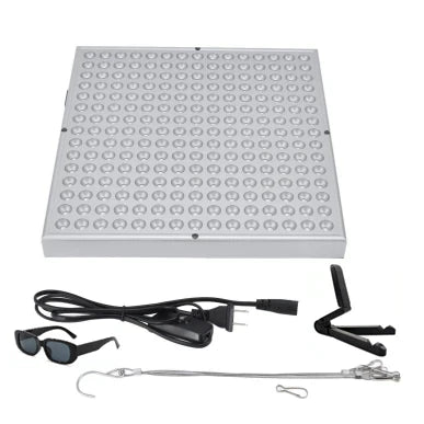 20W Floor Standing Blue Light Tanning Lamp – Blue Light 460–465nm | Dimmable & Timer | AC100–240V | Aluminum Alloy + PC Cover | Includes Floor Stand | for Skin Tanning, Bronze Finish | US / EU Plug