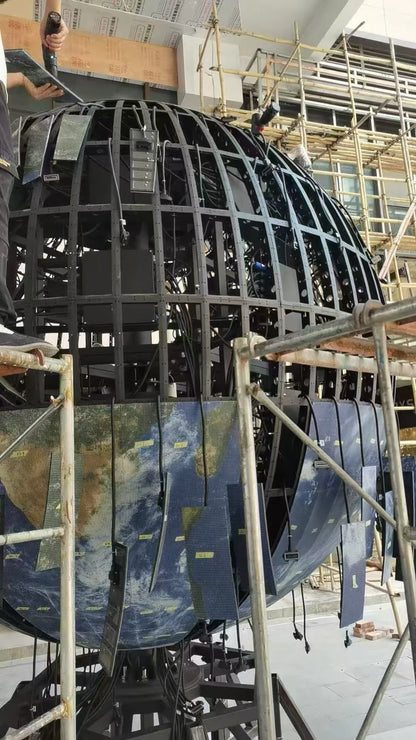 LO- Giant Outdoor LED Ball Display – Dia. 400 / 500 / 800 / 1200cm (13.1–39.4ft) | P5 | Custom 360° LED Ball Screen for Stadiums, Landmarks & Mega Projects