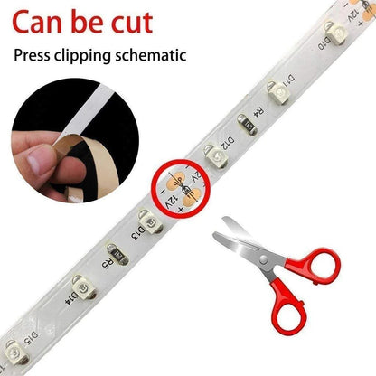 380-385nm SMD2835 UV LED Strip Light – 16.4FT / 5M / 10M | 60 / 120 / 240 LEDs/m | DC12V | Non-Waterproof / IP67 Waterproof | Power Adapter Required | UV Strip for Resin Curing, Fluorescent Response & Display Light