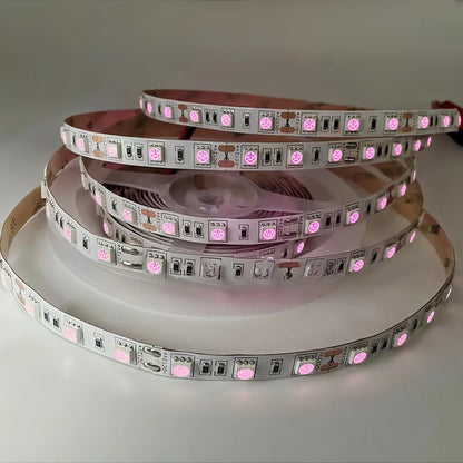 810nm SMD5050 DC12V Infrared LED Strip Light – High Power Near IR for Therapy, 30/60/120 LEDs/m, 5M /10M, IP00/IP65