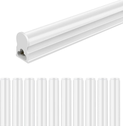 IT Series LED Shop Light – 3FT T5 Integrated Tube Fixture | 15W | Warm/Natural/Daylight White | Linkable Utility Garage Ceiling Light & Under Cabinet Lighting | Corded Electric with Built-in On/Off Switch | Non-Dimmable AC90–240V | 20-Pack / 100-Pack