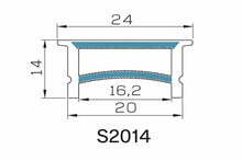LQ Series S2014 Quick Install LED Neon Profile | White Edge Structure | 20×14mm Top Emitting neon diffuser profile | Max Strip Width ≤16mm | Interior Display Lighting | 5M/500M