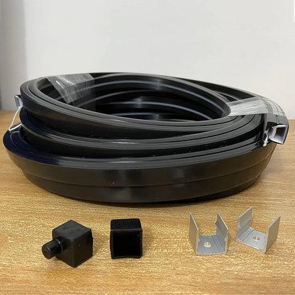 Neon Light Housing – S1616 Black | 16x16mm Silicone LED Channel System | IP67 Waterproof | 10mm PCB Width | 50M/5M | Local Stock US/UK/DE