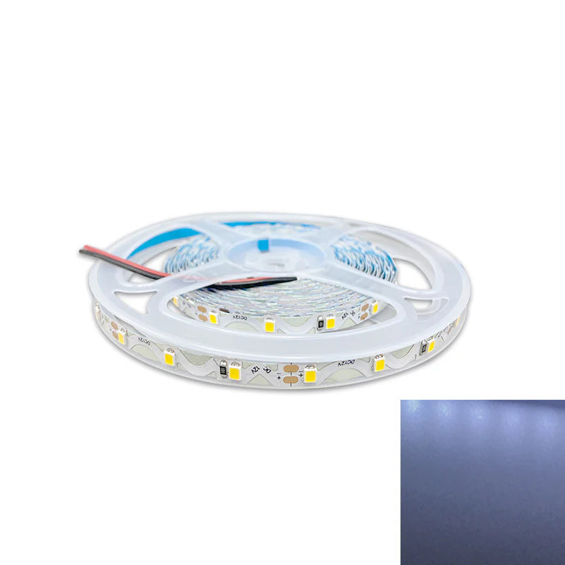 DC12V SMD2835 S-Shape LED Strip Light – 60 LEDs/m | High Brightness Low Voltage LED Tape | 6mm PCB | Non-Waterproof | Warm White / Natural White / Cool White / Red / Blue / Golden Yellow / Green / Pink | for Mirror, Kitchen Cabinet, Bedroom | 50/500M