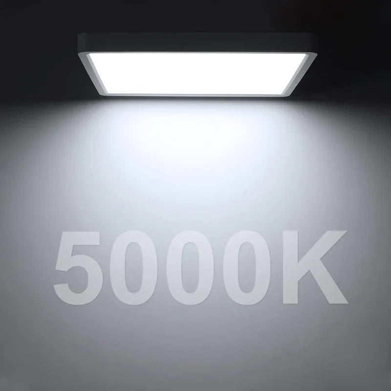 AC 110–130V White Square Flush Mount LED Ceiling Light – 9 / 12 / 15.7 Inch – 3000K / 4500K / 5000K / 6500K – for Residential & Commercial Lighting – Local Stock (US)