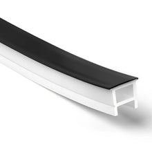 LQ Series S1616-T Black Quick Install LED Neon Profile | Top-Emitting Cover | 16×16mm Top Emitting led neon extrusion profile | Max Strip Width ≤12mm | LED Signage Cove Lighting | 5M/500M