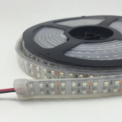 635nm SMD2835 DC12V Red LED Strip Light – Visible Red for Indicators & Lighting, 60/120/240 LEDs/m, 5M /10M, IP00/IP65