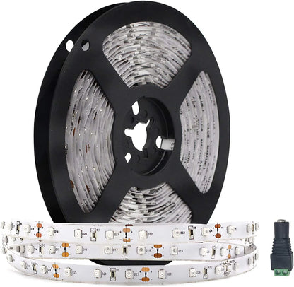 850nm SMD2835 DC12V Infrared LED Strip Light – Night Vision IR for Security, 60/120/240 LEDs/m, 5M /10M, IP00/IP65