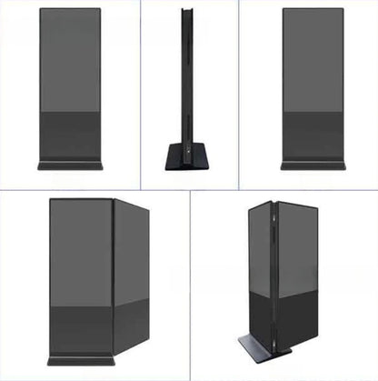 50‘’ Dual-Sided Indoor Floor-Standing LCD Advertising Kiosk with Wheel Stand | Android RK3568 2GB+32GB | Non-Touch | CMS Preinstalled