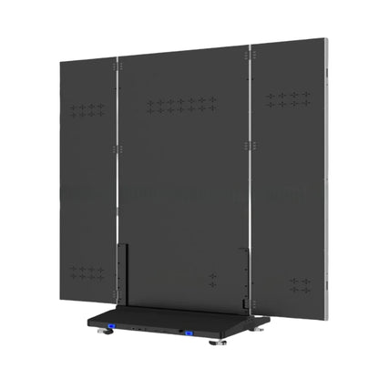 LEP-TR Series Tri-Fold LED Digital Signage Poster | 1280×1920mm Foldable Panel | P2.5 / P2 / P1.86 / P1.53 | GOB Surface | Portable Indoor Kiosk Display