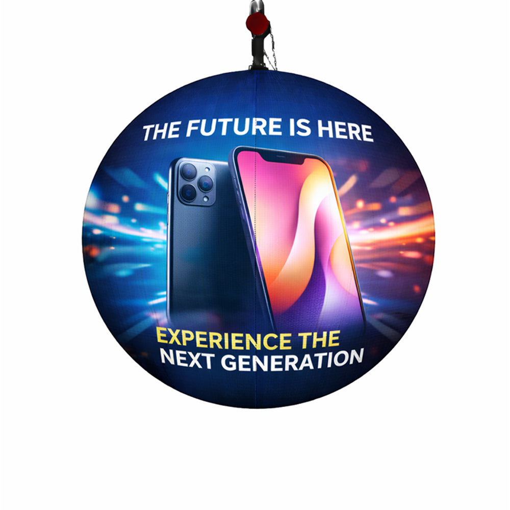 MI-120 Dia. 120cm (3.9ft) Indoor LED Ball Display | P1.25 / P1.53 / P1.86 / P2 / P2.5 | 360° LED Ball Screen for Exhibits, Events & Museums