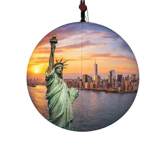 MI-120 Dia. 120cm (3.9ft) Indoor LED Ball Display | P1.25 / P1.53 / P1.86 / P2 / P2.5 | 360° LED Ball Screen for Exhibits, Events & Museums