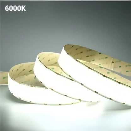 Five Row COB Flexible LED Strip Light - 24V | 30mm PCB | 1600 LEDs/M | CRI 90+ | Dot-Free Continuous Lighting | 3000K / 4000K / 6500K | Non-Waterproof | for Cabinets,Kitchen Office Lighting | 50/500M