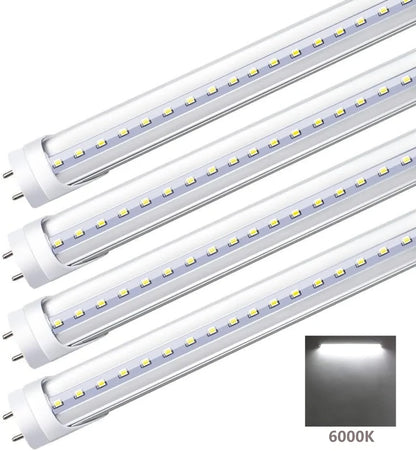 2ft T8 LED Tube Light – 10W – Frosted Cover – Warm / Natural / Daylight White – Ballast Bypass – Non-Dimmable – 20-Pack / 100-Pack