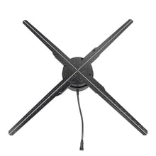 FL Series 65cm to 100cm (25.6–39.4 inch) | 3D Hologram LED Display | Medium Size | Synchronous Control | Large Hologram Fan | Fan Only / Fan with Tripod Floor Stand / Ceiling Mount | 4 Blades | Power Adapter Included
