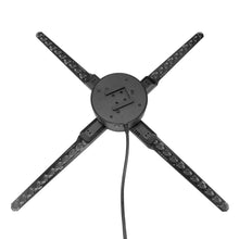 FL Series 65cm to 100cm (25.6–39.4 inch) | 3D Hologram LED Display | Medium Size | Synchronous Control | Large Hologram Fan | Fan Only / Fan with Tripod Floor Stand / Ceiling Mount | 4 Blades | Power Adapter Included