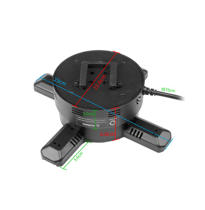 FL Series 65cm to 100cm (25.6–39.4 inch) | 3D Hologram LED Display | Medium Size | Synchronous Control | Large Hologram Fan | Fan Only / Fan with Tripod Floor Stand / Ceiling Mount | 4 Blades | Power Adapter Included