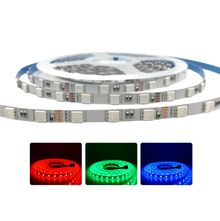 RGB LED Strip Light | 12V DC | SMD5050, 60 LEDs/M, 5M (16.4FT) Roll | 6mm White PCB | IP00/IP65/IP67 Options | Strip Only & Complete Kit