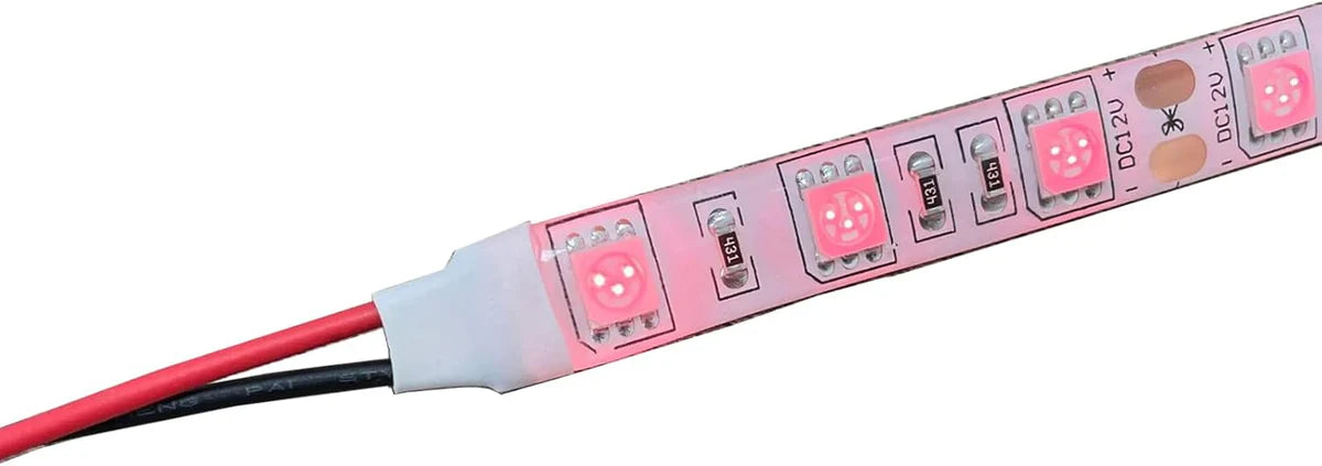 660–670nm  SMD5050 DC12V Red LED Strip Light – High Power Red for Therapy & Plants, 30/60/120 LEDs/m, 5M /10M, IP00/IP65