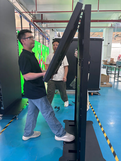 LEP-F Series Foldable Extra-Large LED Digital Signage Poster | GOB Surface + Magnetic Frame | 1000×2250mm | P2.6 / P1.95 / P1.56 / P1.25 | Available in 1 set / 3 set Pack / 6 set Pack