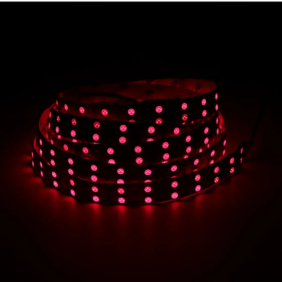 940nm-DC12V Red & Infrared Rigid LED Strip-SMD2835/SMD5050, 30/60/120/240 LEDs/m, 5/50/500 Meters, IP00/IP65, Invisible IR Light, No-Glow Night Vision, Wildlife Camera, Covert Lighting