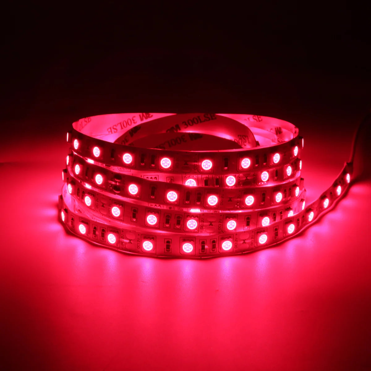 660–670nm-DC12V  Red & Infrared Rigid LED Strip-SMD2835/SMD5050, 30/60/120/240 LEDs/m, 5/50/500 Meters, IP00/IP65-Red Light Beauty, Body Care, Wellness Light, Skin Care