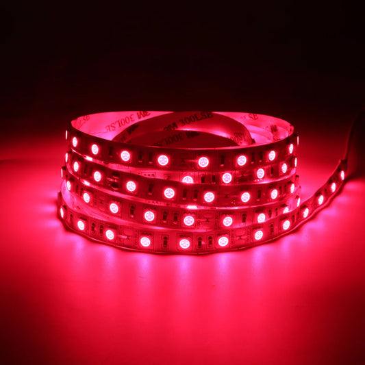 660–670nm-DC12V  Red & Infrared Rigid LED Strip-SMD2835/SMD5050, 30/60/120/240 LEDs/m, 5/50/500 Meters, IP00/IP65-Red Light Beauty, Body Care, Wellness Light, Skin Care