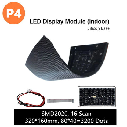 IF-3S Series Indoor Flexible LED Modules – 320×160mm Soft Magnetic SMD Panels | P4 / P3.076 / P2.5 / P2.0 / P1.86 / P1.53 / P1.25 | Bendable Full-Color LED Tiles | 600nits