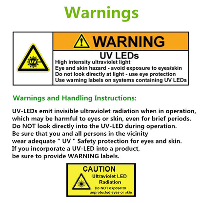 380-385nm SMD2835 UV LED Strip Light – 16.4FT / 5M / 10M | 60 / 120 / 240 LEDs/m | DC12V | Non-Waterproof / IP67 Waterproof | Power Adapter Required | UV Strip for Resin Curing, Fluorescent Response & Display Light