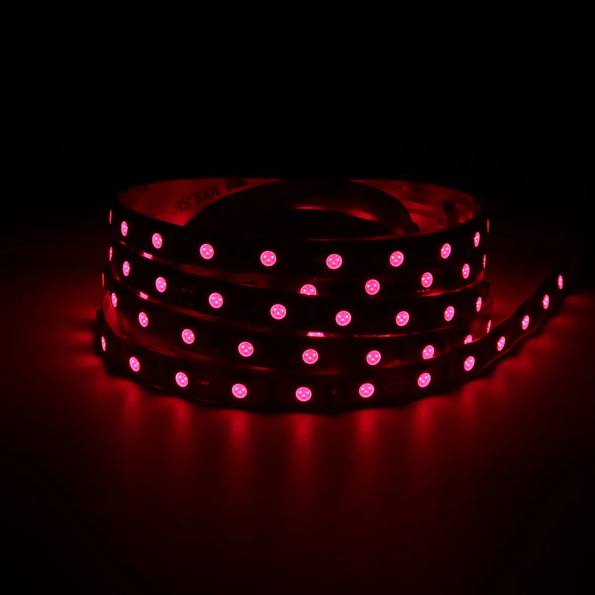 940nm-DC12V Red & Infrared Rigid LED Strip-SMD2835/SMD5050, 30/60/120/240 LEDs/m, 5/50/500 Meters, IP00/IP65, Invisible IR Light, No-Glow Night Vision, Wildlife Camera, Covert Lighting