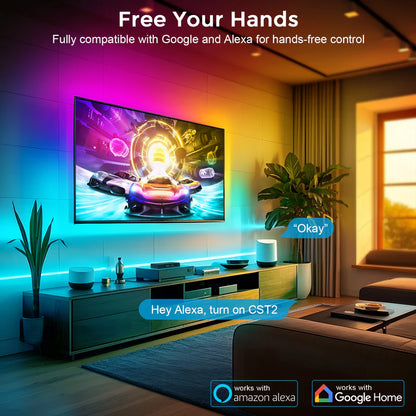 LightingWill HDMI 2.0 Sync Box Kit – Immersive TV Backlight for an Enhanced Viewing Experience