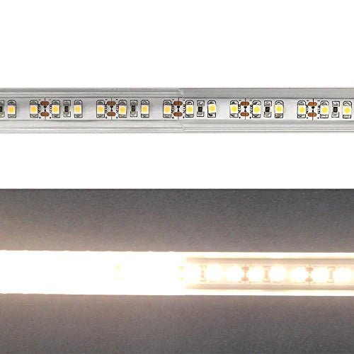 U Shape LED Channel - U02-A 12mm Silver / Black Aluminum Profile | Milky White Cover | Heavy-Duty LED Mounting Track – 1m / 2m / 3m | 50 / 100-Pack