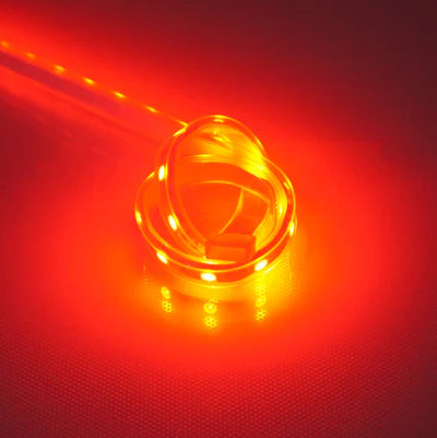 635nm SMD5050 DC12V Red LED Strip Light – Bright Red for Indicators & Signage, 30/60/120 LEDs/m, 5M /10M, IP00/IP65