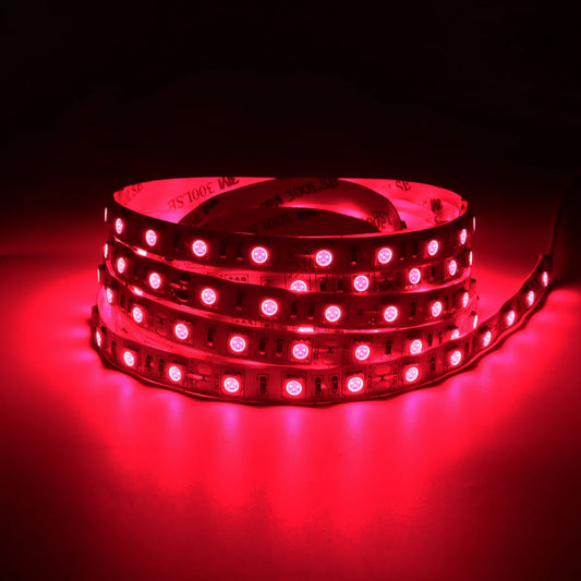 730–735nm-DC12V Red & Infrared Rigid LED Strip-SMD2835/SMD5050, 30/60/120/240 LEDs/m, 5/50/500Meters, IP00/IP65, Plant Grow Light, Horticulture Lighting, Seedling Growth, Indoor Plant Light