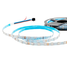 DC12V WS2815 S-Shape RGBIC LED Strip Light - SMD5050 Individually Addressable | Breakpoint Resume | 8mm PCB | White PCB | 60 LEDs/M | Non-Waterproof | Flowing Multicolor LED Strip for Party, Decoration, Home DIY Lighting Projects | 50/500M