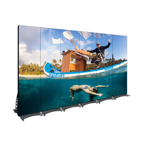 LEP-GOB Series LED Display Wall | 3840×1920mm (12.6FT × 6.3FT) | P2.5 / P1.86 | GOB Strengthened Surface | Quick-Assembly Magnetic LED System for Church & Stage